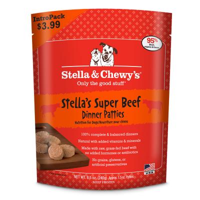 Stella & Chewy's Frzn Beef Patties 8.5 oz.