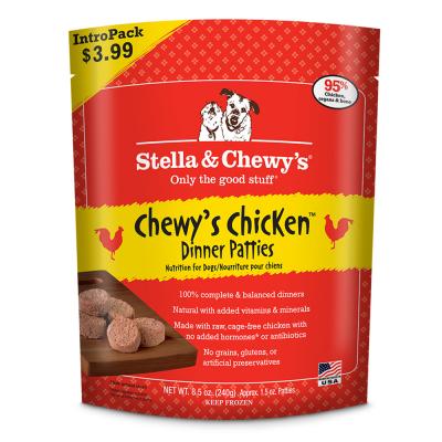 Stella & Chewy's Frzn Chicken Patties 8.5 oz.