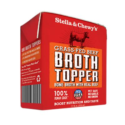 STELLA & CHEWY BROTH TOPPER BEEF 11 FL. oz.