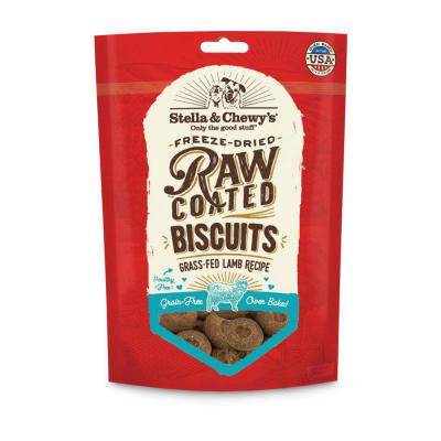 STELLA & CHEWY FD RAW COATED BISCUITS LAMB 9 oz.