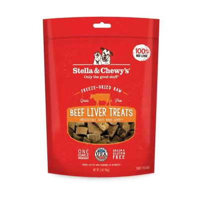 Stella & Chewy's Freeze-Dried Raw Beef Liver Dog Treats 3 oz.