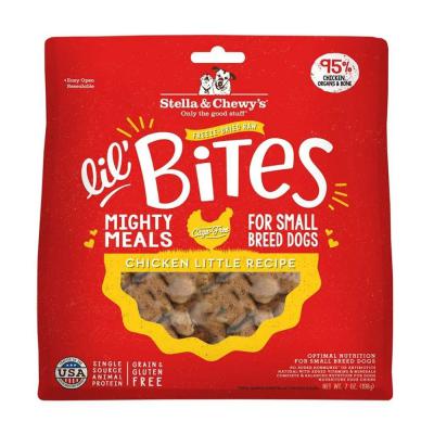 Stella & Chewy's Freeze-Dried Raw Lil Bites Small Breed Chicken Little Recipe 7 oz.