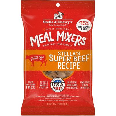 Stella & Chewy's Freeze-Dried Raw Meal Mixers Stella's Super Beef 1 oz.
