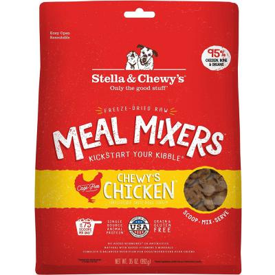 Stella & Chewy's Freeze-Dried Raw Meal Mixers Chewy's Chicken Meal Topper For Dogs 35 oz.