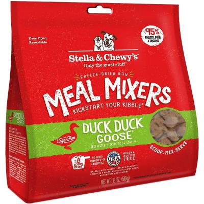 Stella & Chewy's Freeze-Dried Raw Meal Mixers Duck Duck Goose 18 oz.