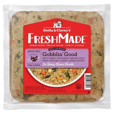 Stella & Chewy's Freshmade Gobblin' Good Gently Cooked Dog Food 16 oz.