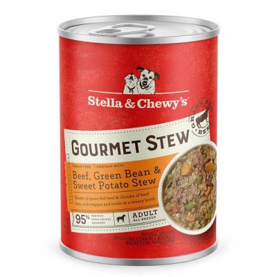 Stella & Chewy's Gourmet Stew Beef, Green Bean & Sweet Potato Canned Dog Food 12.5 oz.