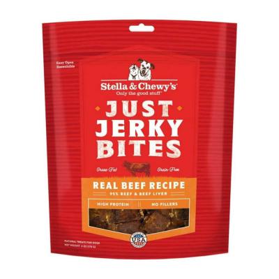 Stella & Chewy's Just Jerky Bites Real Beef Recipe Dog Treats 6 oz.