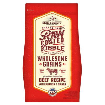 Stella & Chewy's Wholesome Grains Freeze Dried Raw Coated Kibble Beef Recipe 3.5 lb.