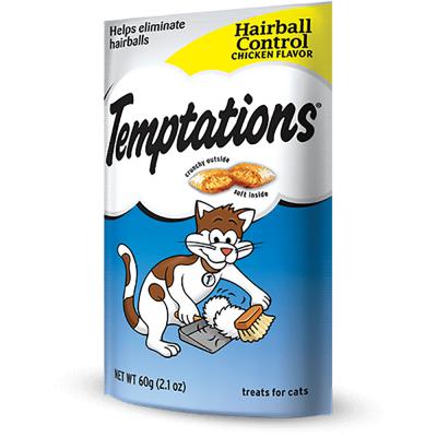 Temptations Hairball Control Chicken Flavor 2.1 oz.