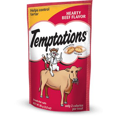 Temptations Hearty Beef Flavor 3 oz.