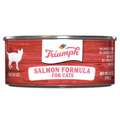 Triumph Salmon Formula Cat Food 5.5 oz.