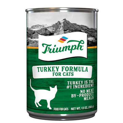 Triumph Turkey Formula Cat Food 13 oz.