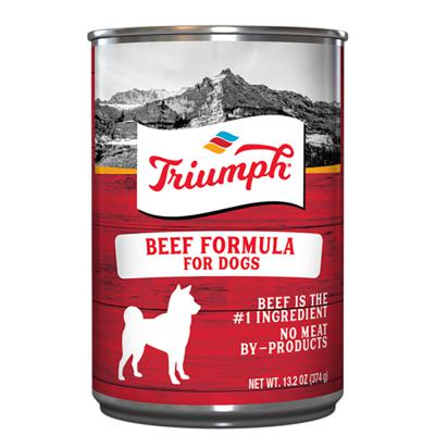 Triumph Beef Formula Dog Food 13.2 oz.