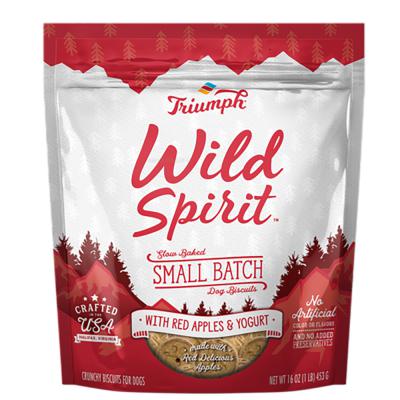 Wild Spirit Small Batch Dog Biscuits Apples & Yogurt 16 oz.