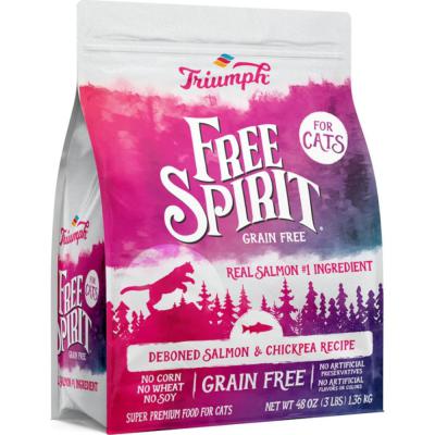 Free Spirit Cat Grain Free Salmon & Chickpea 3 lb.