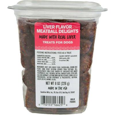 Triumph Liver Flavor Meatball Treats 8 oz.