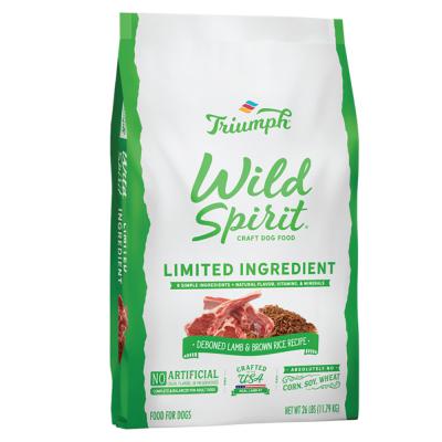 Wild Spirit Limited Ingredient Lamb & Brown Rice Recipe Dog Food 26 lb.