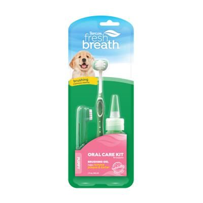 TropiClean Fresh Breath Oral Care Kit for Puppies 2 oz.