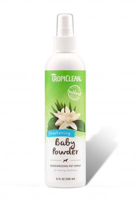 TropiClean Baby Powder Deodorizing Pet Spray Cologne 8 oz.