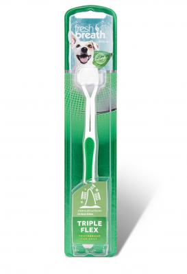 TROPICLEAN TRIPLEFLEX TOOTHBRUSH FOR LG DOGS