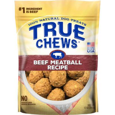 True Chews Beef Meatball Recipe 12 oz.