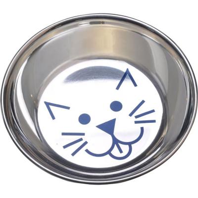 Van Ness Stainless Steel Cat Dish 8 oz. Capacity