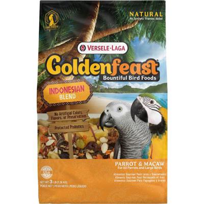 Versele-Laga Goldenfeast Indonesian Blend Parrot & Macaw 3 lb.