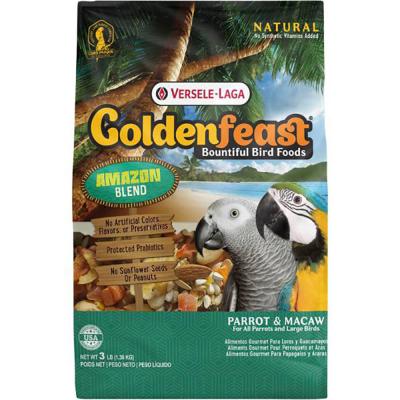 Versele-Laga Goldenfeast Amazon Blend Parrot & Macaw 3 lb.