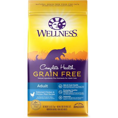 Wellness Complete Health Grain-Free Chicken Recipe Adult Cat Food 5.5 lb.