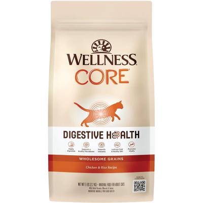 Wellness Core Digestive Health Wholesome Grains Chicken And Rice Cat Food 5 lb.