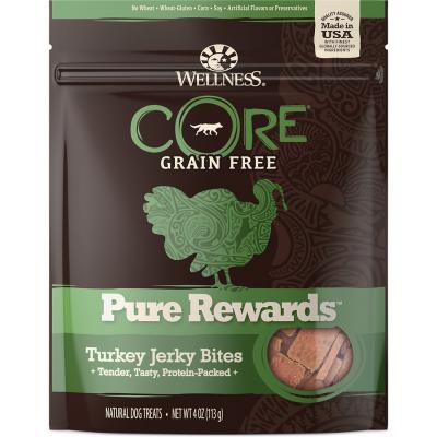 Wellness Core Grain-Free Turkey Jerky Bites 4 oz.