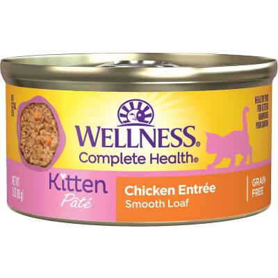 Wellness Kitten Pate Chicken Entree For Cats 3 oz.