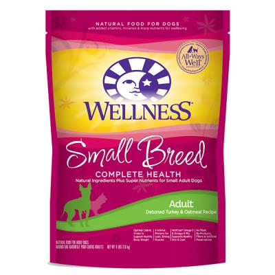 Wellness Small Breed Complete Health Adult Turkey & Oatmeal Recipe 4 lb.