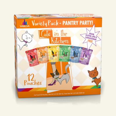 Weruva Cats In The Kitchen 3 oz. Pouch Variety Pack 12 Ct