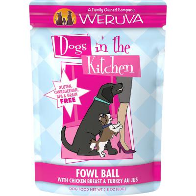Weruva Dogs In The Kitchen Fowl Ball 2.8 oz.