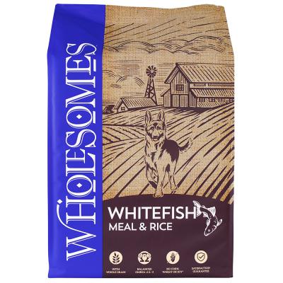 Wholesomes Whitefish Meal & Rice Dog Food 40 lb.