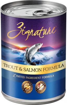 Zignature Trout & Salmon Formula Dog Food 13 oz.
