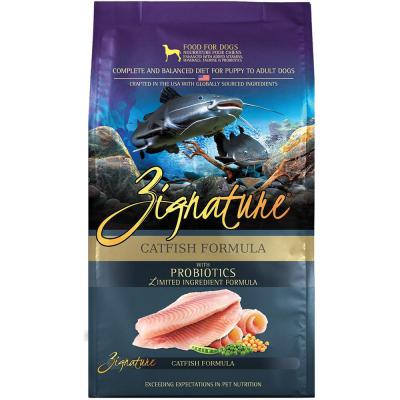 Zignature Catfish Formula Dog Food 4 lb.