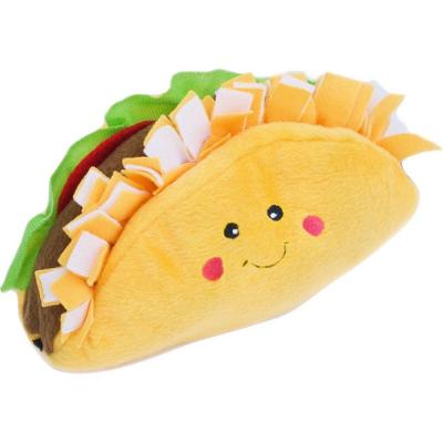 Zippy Paws Squeaky Plush Dog Toy Taco