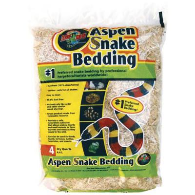 Zoo-Med Aspen Snake Bedding 4 Dry Qt.