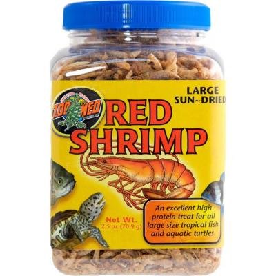 Zoo Med Large Sun Dried Red Shrimp 2.5 oz.