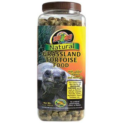 Zoo-Med Natural Grassland Tortoise Food 15 oz.