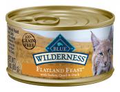 Blue WILDERNESS Cat FLATLAND FEAST 3 oz.