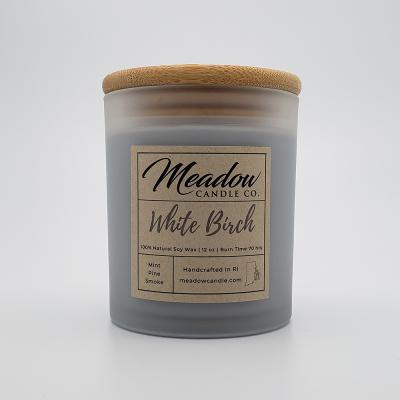 Meadow Candle Co. White Birch Soy Candle 12 oz.