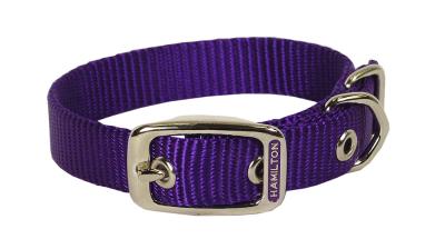 Nylon Dog Collar 5/8 X 14 IN Purple  - Temporarily out of stock