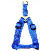 Adjustable Easy On Dog Harness MD Blue
