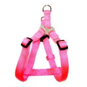 Adjustable Easy On Dog Harness LG Hot Pink