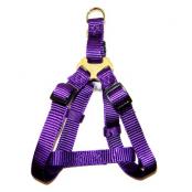 Adjustable Easy On Dog Harness LG Purple