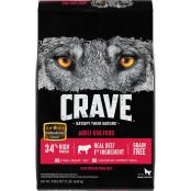 Crave Beef Grain Free Adult Dog Food 22 lb.